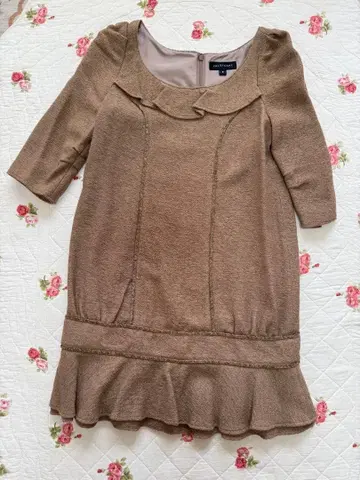 [ 미사용 새상품 ] 대특가 질스튜어트 옷깃 프릴 원피스