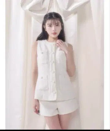 다리치 화이트 트위드 셋업