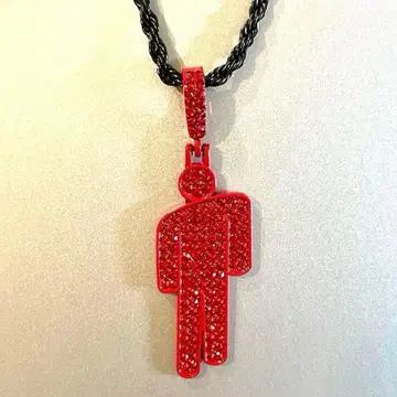 [ 새상품 ] Billie Eilish 목걸이 레드