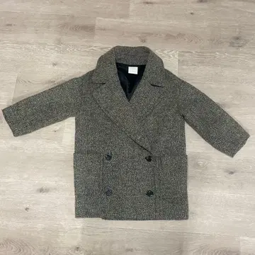 SENSE OF PLACE 더블 브레스트 체스터 코트 그레이