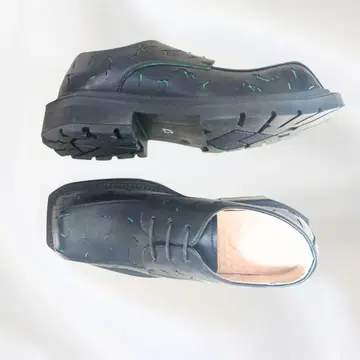 블랙 디자인 남성용 비즈니스 슈즈 합성 피혁제 사이즈 27.0