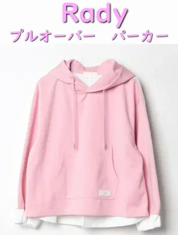 Rady 레이디 풀오버 후드티 핑크