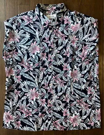 새상품급 고급 majun 마준 오키나와 카리유시 의류 아로하 셔츠