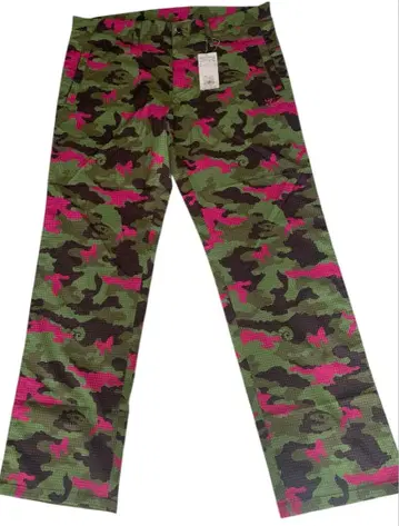 새상품 사이즈 5 카모플라쥬 패턴 골프 팬츠