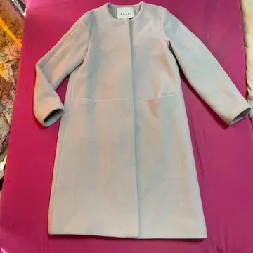 새상품급 ANAYI 라이트 그레이 롱 코트
