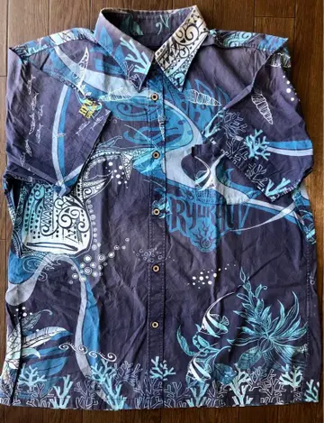 고급 류큐 골든 킹스 majun 마준 카리유시 의류 콜라보