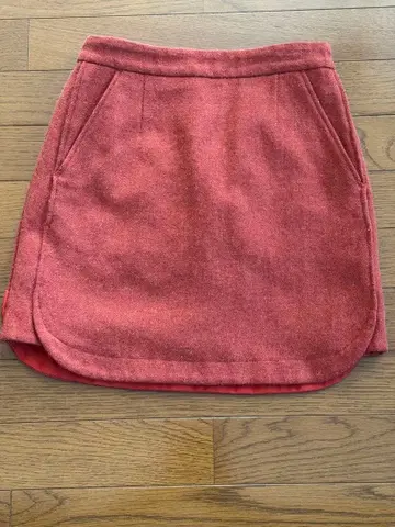 안감 부착 타이트 스커트