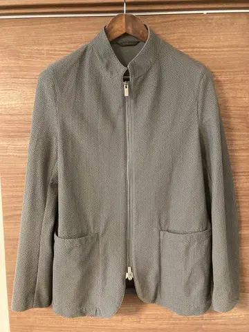 아르마니 그레이 봄/여름 자켓 블루종 사이즈 46 메쉬