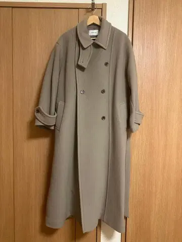 FRAY I.D 스탠드 카라 더블 코트 코트 SNIDEL