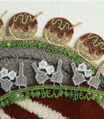 치카자와 레이스점 대표 가루 요리 세트 오코노미야키 타코야키