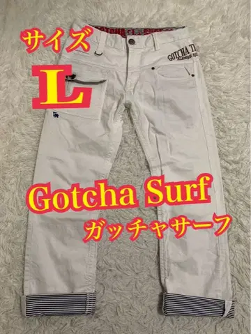 Gotcha Surf 갓차서프 데님 청바지 화이트 L 사이즈