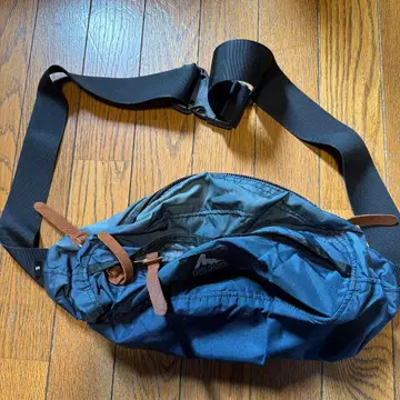 네이비 바디백 웨스트 파우치