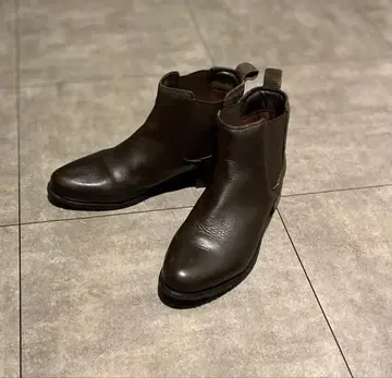 다크 브라운 사이드 고어 부츠 23cm