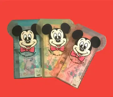 당시 물건 쇼와 레트로 미키마우스 반창고 세트 큐반