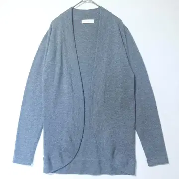 그레이 니트 가디건 긴팔 심플 S Reor 라이트 아우터 Y