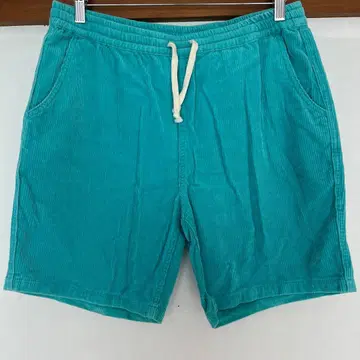 OP 터콰이즈 코듀로이 숏팬츠