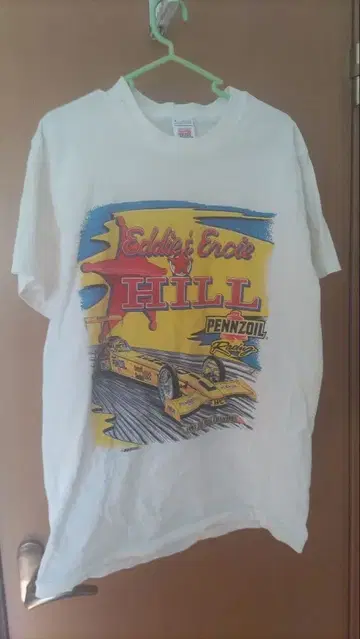 90s SPORT SERVICE 드래그 레이스 프린트 T셔츠