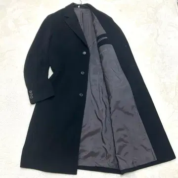 [ 새상품급 ] 휴고보스 캐시미어 울 체스터 코트 블랙 58 사이즈