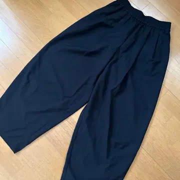 LOWRYSFARM 이지 와이드 코쿤 팬츠 블랙