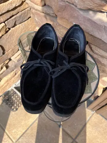 로카리나 치로리안 슈즈 스웨이드 블랙