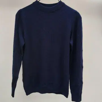 Ballantyne 구택 네이비 크루넥 긴팔 스웨터 34