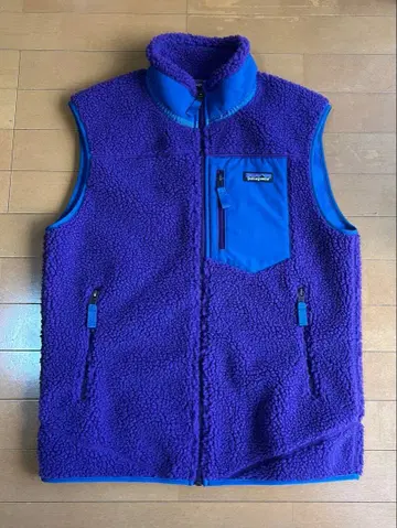 patagonia 플리스 베스트 보라색 M