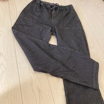 Mademoiselle NON NON 블랙 데님 팬츠