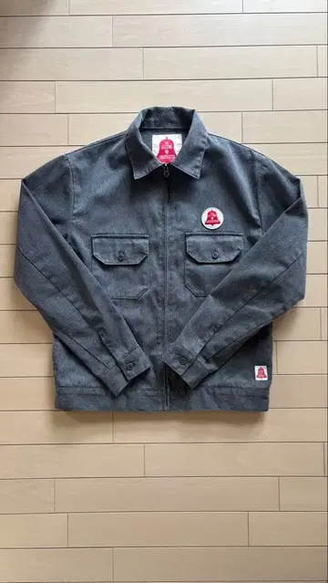 CORE FIGHTER 워크 자켓 집업 자켓 그레이