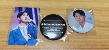 현역 가왕 키모토 신노스케 포토 카드 & 캔뱃지 세트