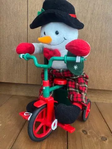 움직이는 눈사람 크리스마스 인테리어