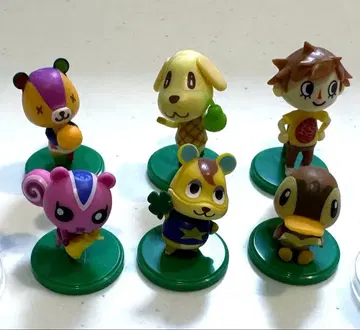 동물의 숲 캐릭터 피규어 6개 세트