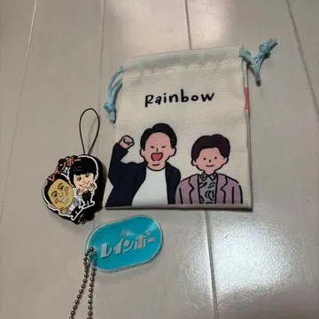 랜덤 미니 복조리 / 레트로 키링 / 러버 스트랩 레인보우 세트