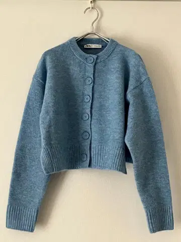 ZARA 블루 가디건