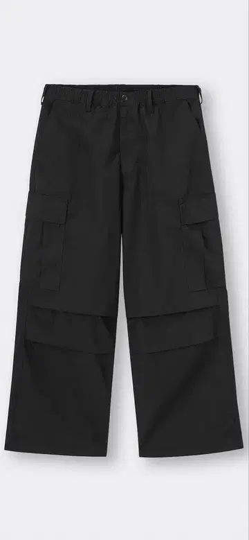 와이드 카고 팬츠 블랙