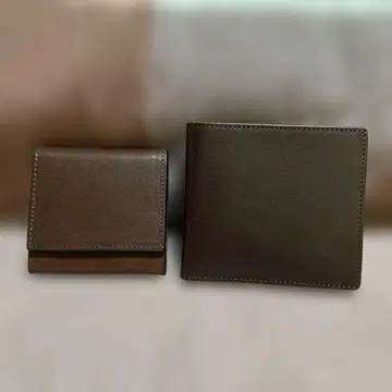 Fabrizio 이단 접이식 지갑 & 코인 케이스 세트
