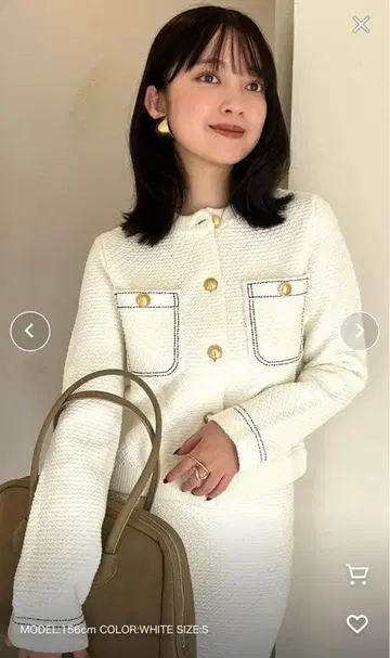 anuans 아뉴앙스 노카라 니트 자켓