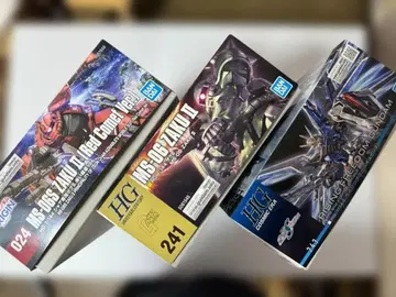 HG 오리진판 MS-06S 자쿠 II 붉은 혜성 ver. 외 3점 세트