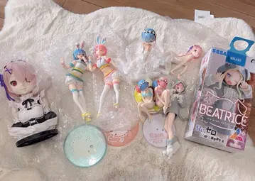 리제로 라무 렘 베아트리스 피규어 세트