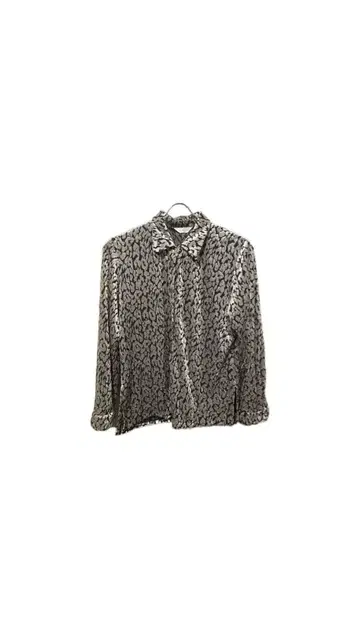 y2k 제브라 패턴 메쉬 셔츠