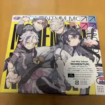 ROF-MAO 2nd 앨범 MOMENTUM 최초 한정판 B