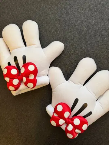 디즈니 미니 마우스 장갑 그로브 양손