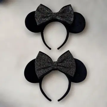 미키 귀 머리띠 2개 세트