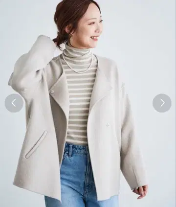 [새상품 미사용] 르 쿠르 블랑 노카라 숏코트