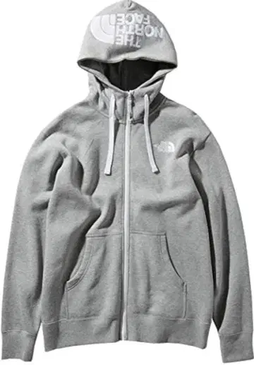 The North Face 풀 집업 후드티 그레이
