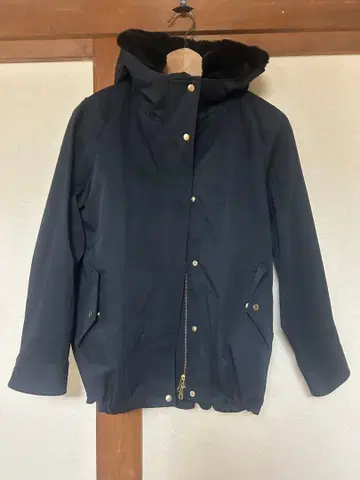 PLST 후드 부착 네이비 점퍼