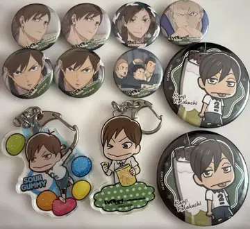 하이큐 니로쿠 다테공 캔뱃지 아크릴 키링