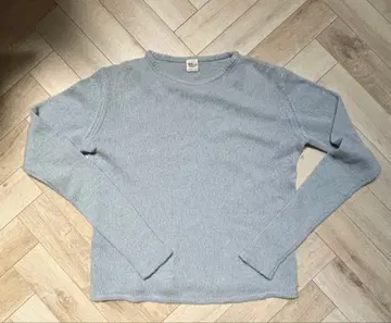 론 허먼 니트 긴팔 라이트 블루