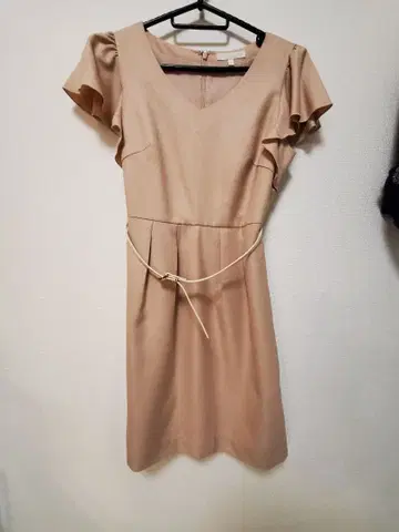 프로포션 원피스 핑크