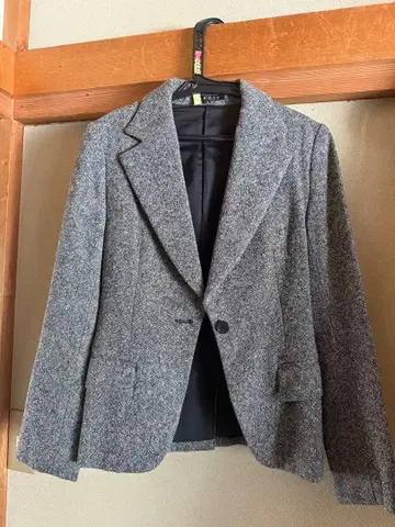 그레이 테일러드 자켓 슬림핏