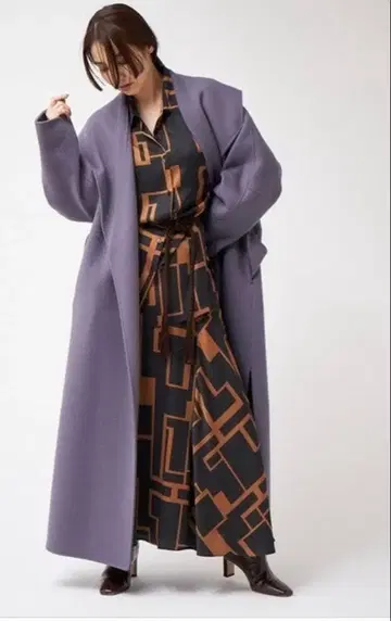 FRAY I.D 로얄 지롱 숄 리버 코트